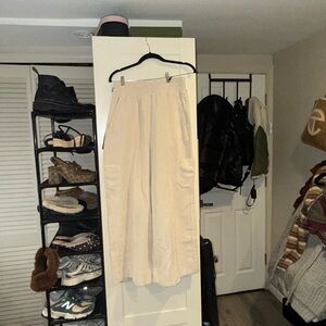 Urban outfitters long cinched waist ribbed soft corduroy style pant